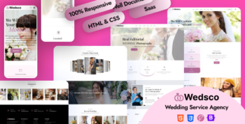 Wedsco | Wedding Planner HTML Template